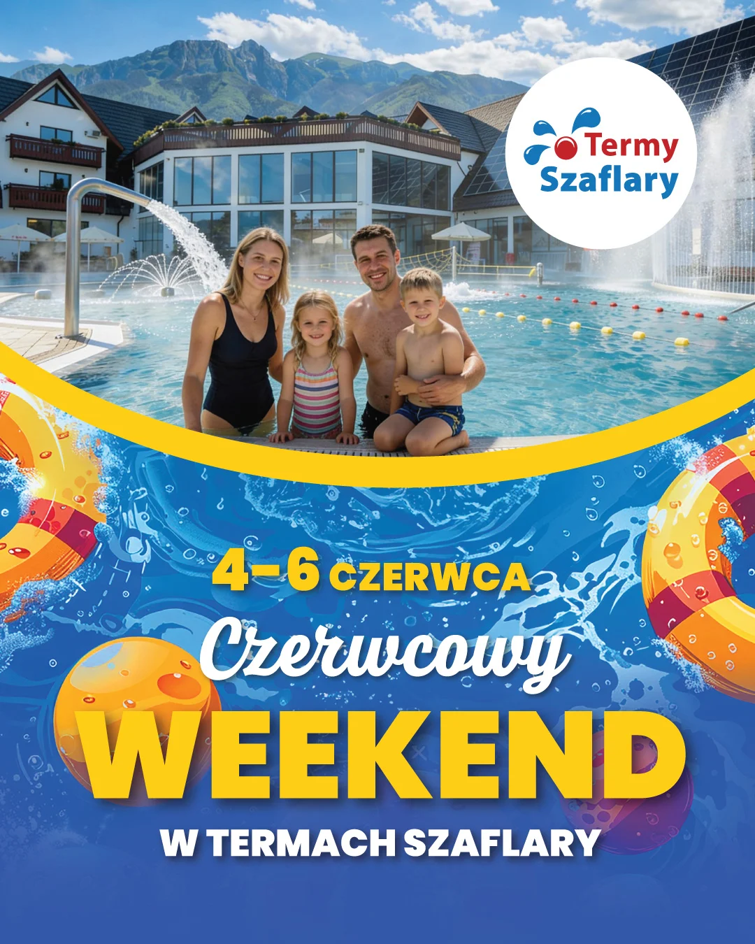 Długi Weekend Czerwcowy w Termach Szaflary – zaplanuj niezapomniany relaks